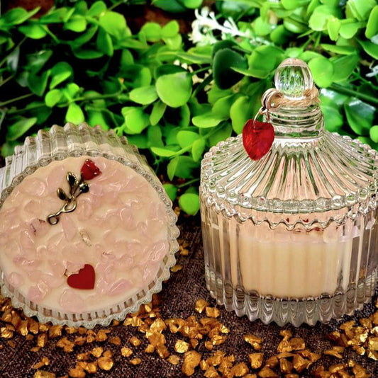 Lid Glass Jar Candle - single pieace