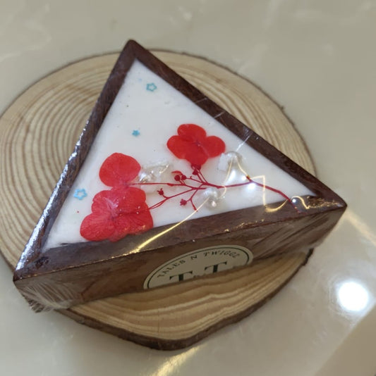 Triangle Wooden Candle