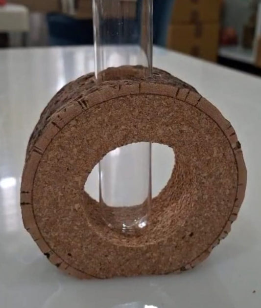 Oval shape test tube Cork Planter