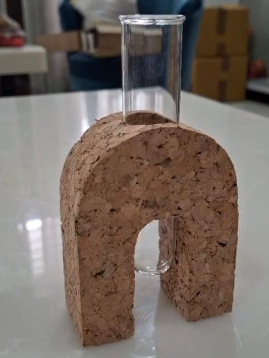 U shaped Fridge Magnet cork Planter