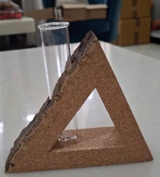 Triangle Test tube cork Planter