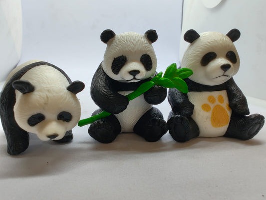 Panda Miniature (set of 3)