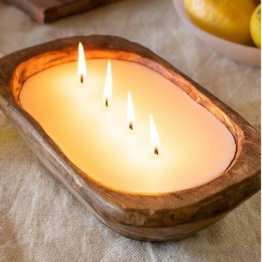 Boat Wooden candle